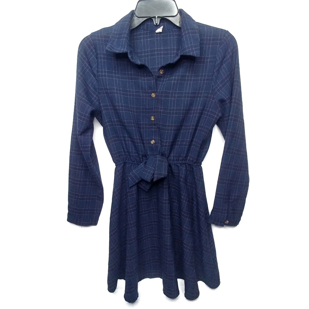 Yoko | Long Sleeve Button Down Shirt Dress